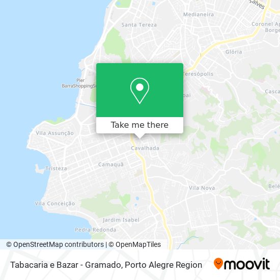 Mapa Tabacaria e Bazar - Gramado