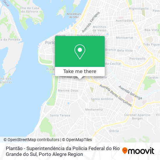 Mapa Plantão - Superintendência da Polícia Federal do Rio Grande do Sul