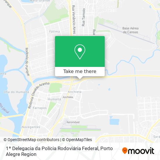 1ª Delegacia da Polícia Rodoviária Federal map