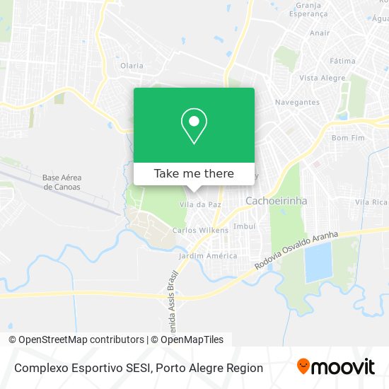 Complexo Esportivo SESI map