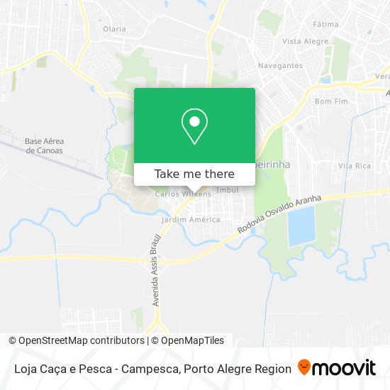 Loja Caça e Pesca - Campesca map