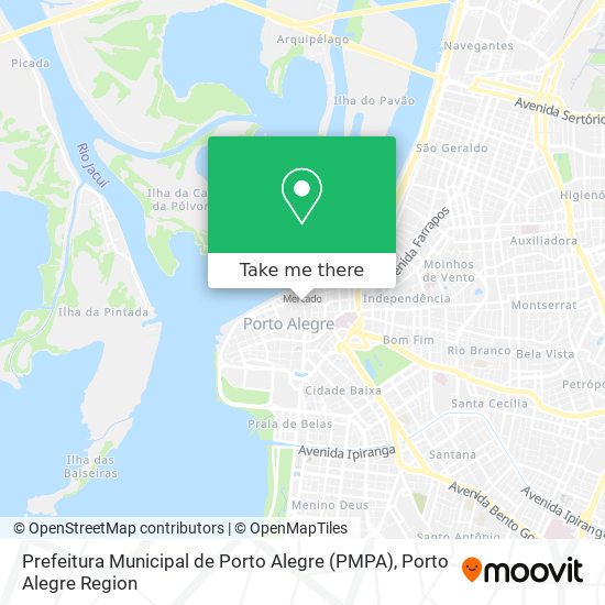 Mapa Prefeitura Municipal de Porto Alegre (PMPA)