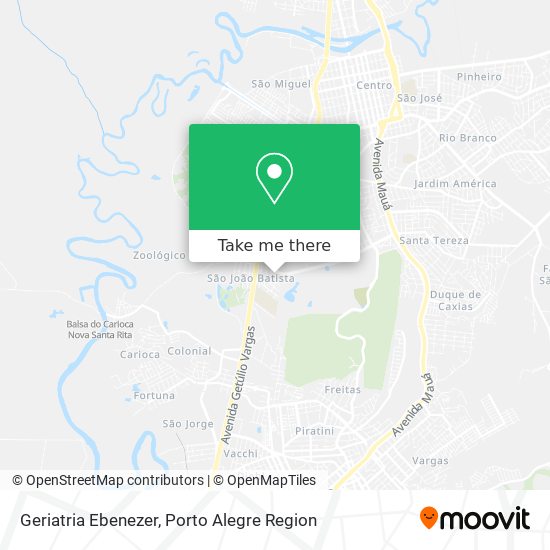 Geriatria Ebenezer map