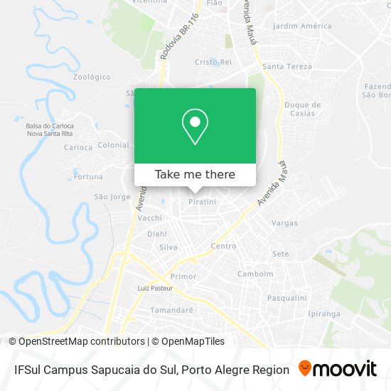 IFSul Campus Sapucaia do Sul map