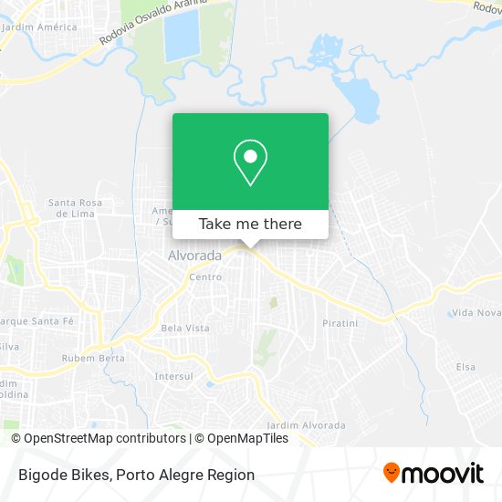 Bigode Bikes map