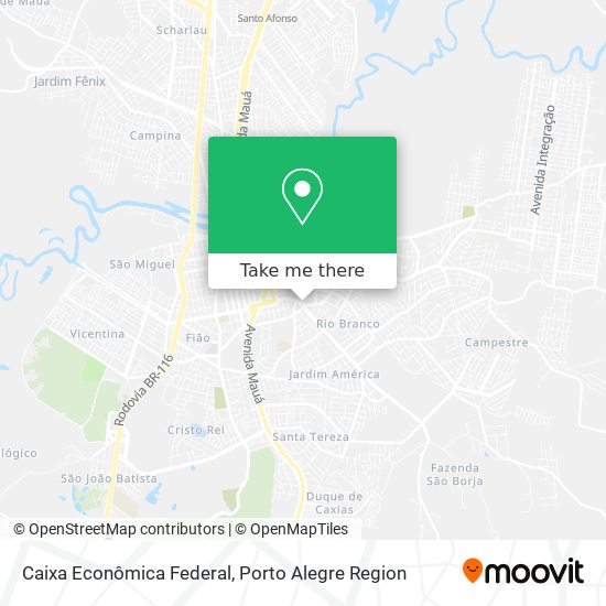 Caixa Econômica Federal map