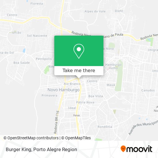 Mapa Burger King