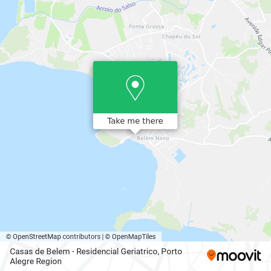 Casas de Belem - Residencial Geriatrico map