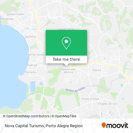 Nova Capital Turismo map