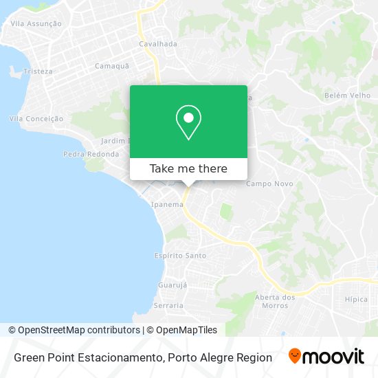 Mapa Green Point Estacionamento