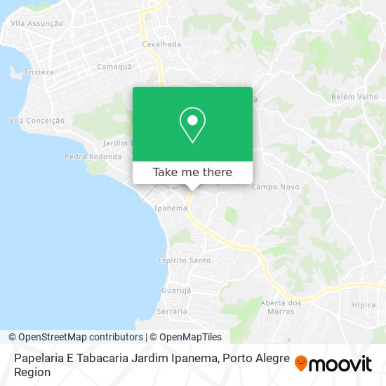 Mapa Papelaria E Tabacaria Jardim Ipanema