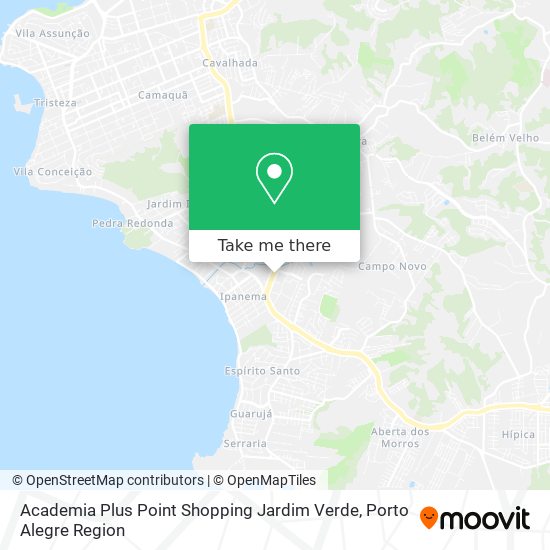 Academia Plus Point Shopping Jardim Verde map