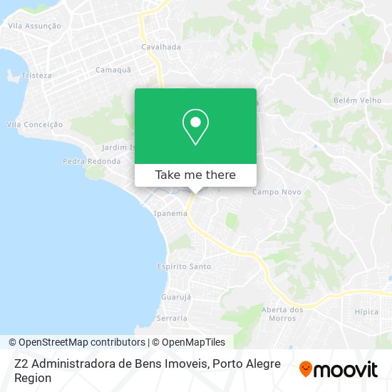 Z2 Administradora de Bens Imoveis map