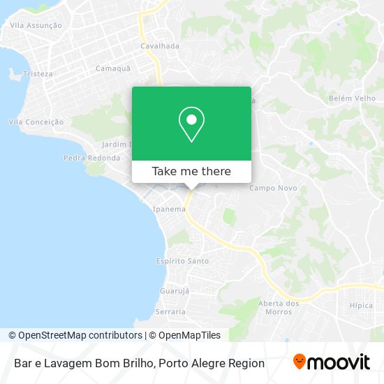 Mapa Bar e Lavagem Bom Brilho