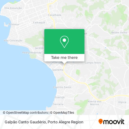 Galpão Canto Gaudério map