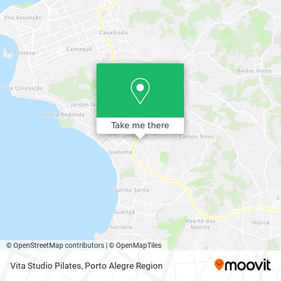 Vita Studio Pilates map