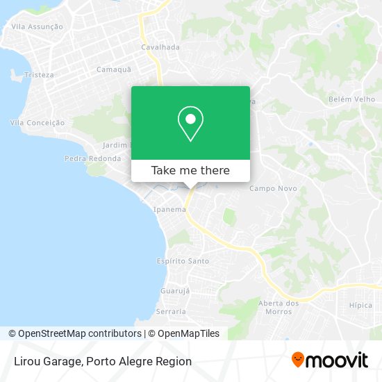 Mapa Lirou Garage