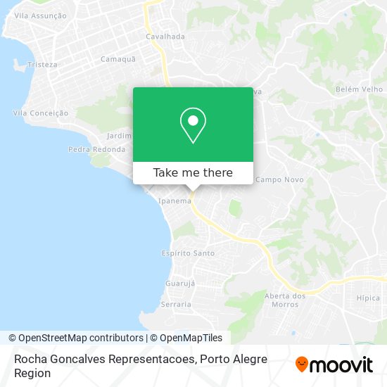Rocha Goncalves Representacoes map