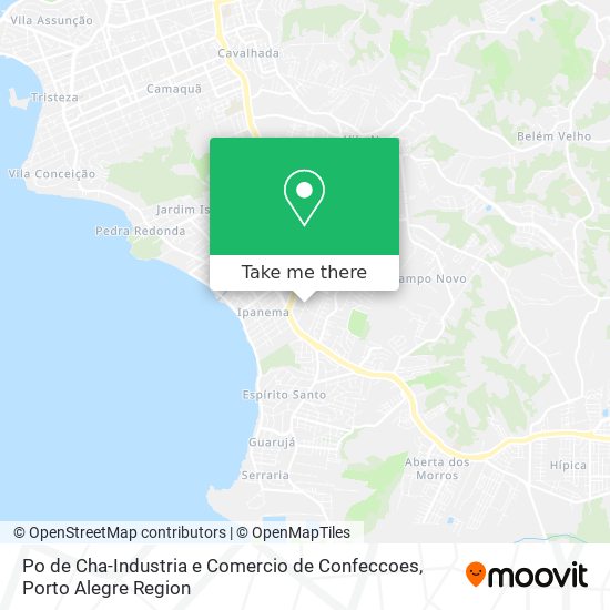 Po de Cha-Industria e Comercio de Confeccoes map