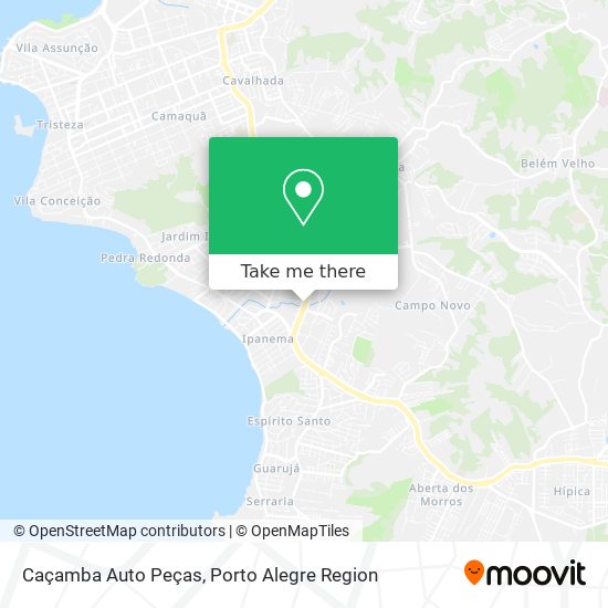 Caçamba Auto Peças map