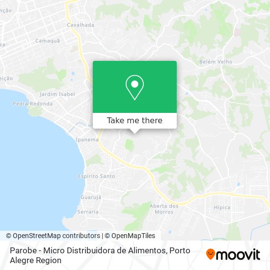 Parobe - Micro Distribuidora de Alimentos map