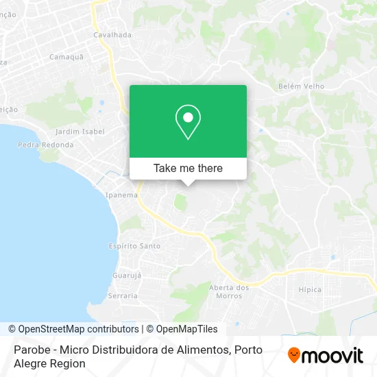 Parobe - Micro Distribuidora de Alimentos map
