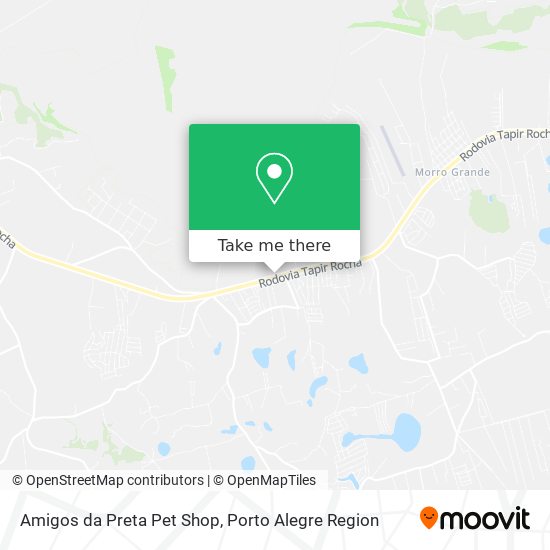 Amigos da Preta Pet Shop map