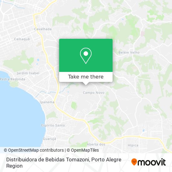 Distribuidora de Bebidas Tomazoni map