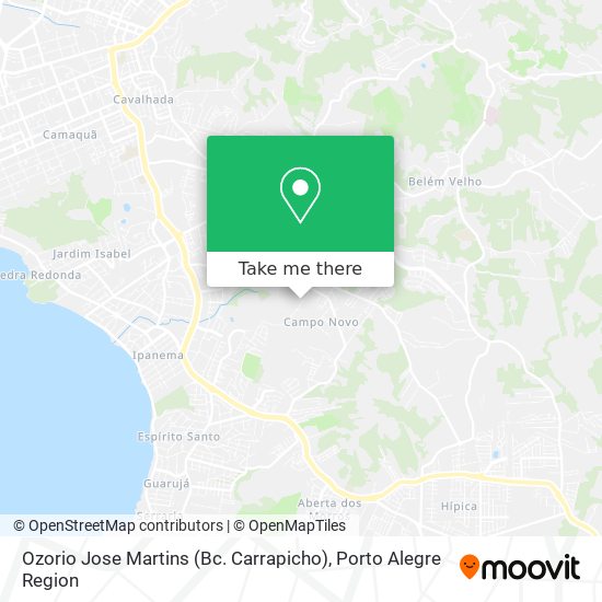 Ozorio Jose Martins (Bc. Carrapicho) map