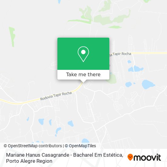 Mariane Hanus Casagrande - Bacharel Em Estética map