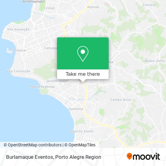Burlamaque Eventos map