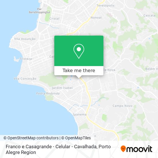 Mapa Franco e Casagrande - Celular - Cavalhada