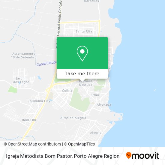 Igreja Metodista Bom Pastor map