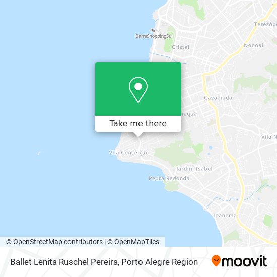 Ballet Lenita Ruschel Pereira map