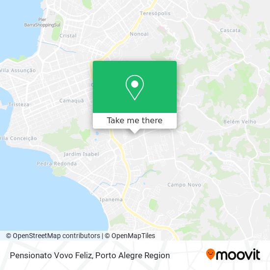 Pensionato Vovo Feliz map