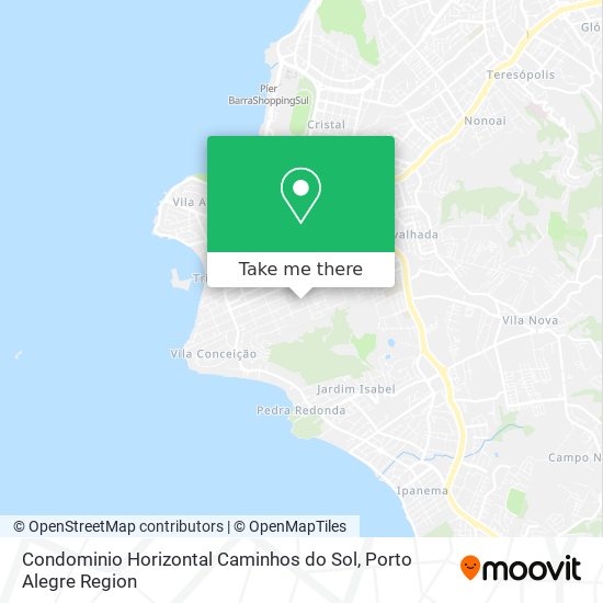Condominio Horizontal Caminhos do Sol map