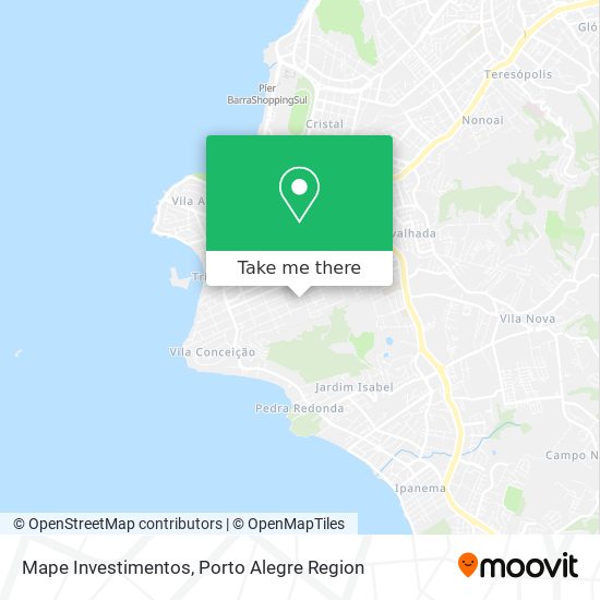 Mape Investimentos map