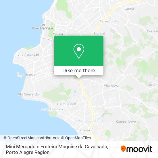 Mini Mercado e Fruteira Maquine da Cavalhada map