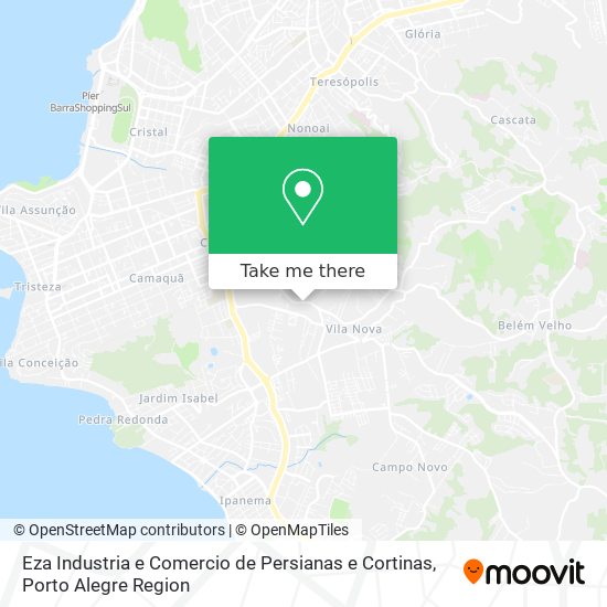 Eza Industria e Comercio de Persianas e Cortinas map