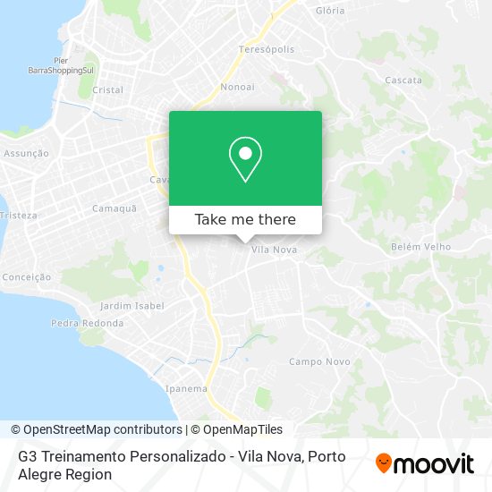 G3 Treinamento Personalizado - Vila Nova map