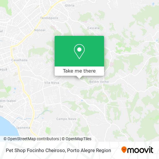 Pet Shop Focinho Cheiroso map