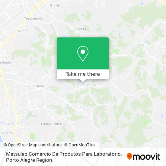 Mapa Matsulab Comercio De Produtos Para Laboratorio