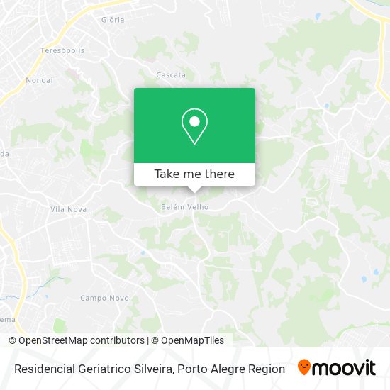 Residencial Geriatrico Silveira map