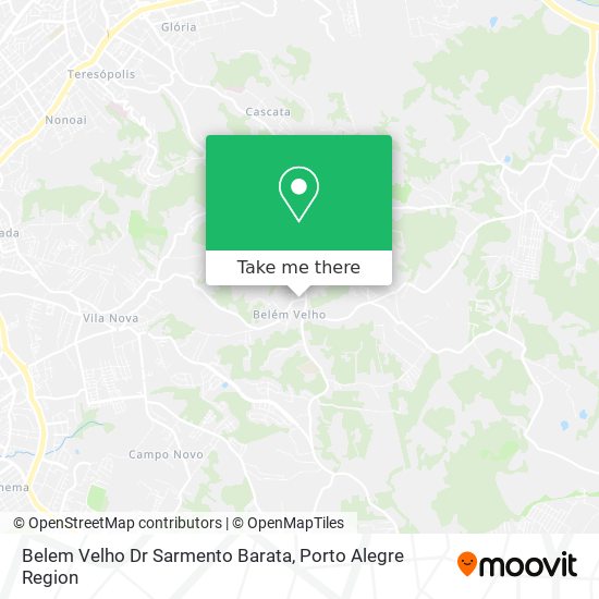 Mapa Belem Velho Dr Sarmento Barata