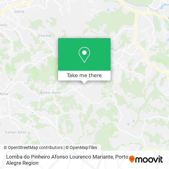 Lomba do Pinheiro Afonso Lourenco Mariante map