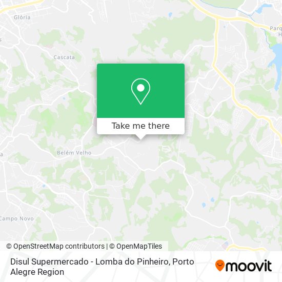 Disul Supermercado - Lomba do Pinheiro map