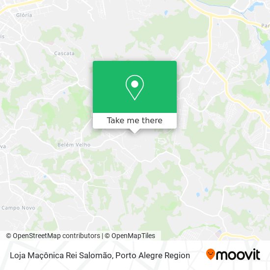 Mapa Loja Maçônica Rei Salomão