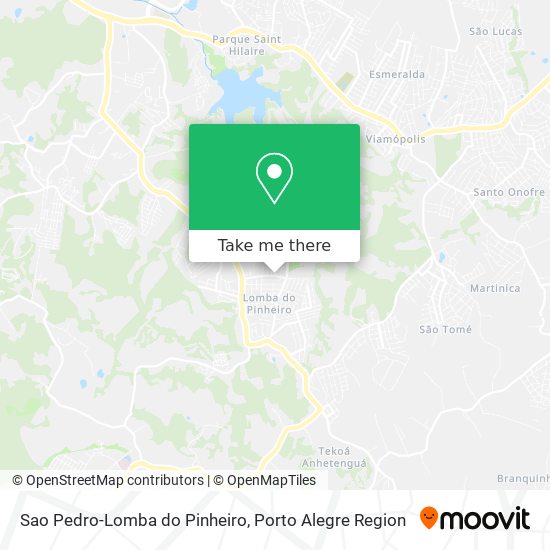 Sao Pedro-Lomba do Pinheiro map