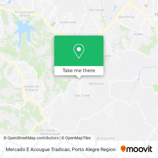 Mercado E Acougue Tradicao map