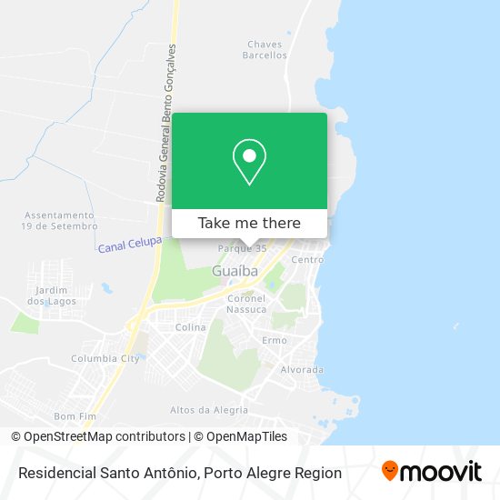 Residencial Santo Antônio map